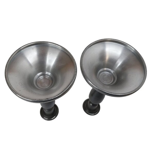 Pair Of Preisner Pewter Candlesticks Taper Candle Holders Vintage 6" - Picture 9 of 11